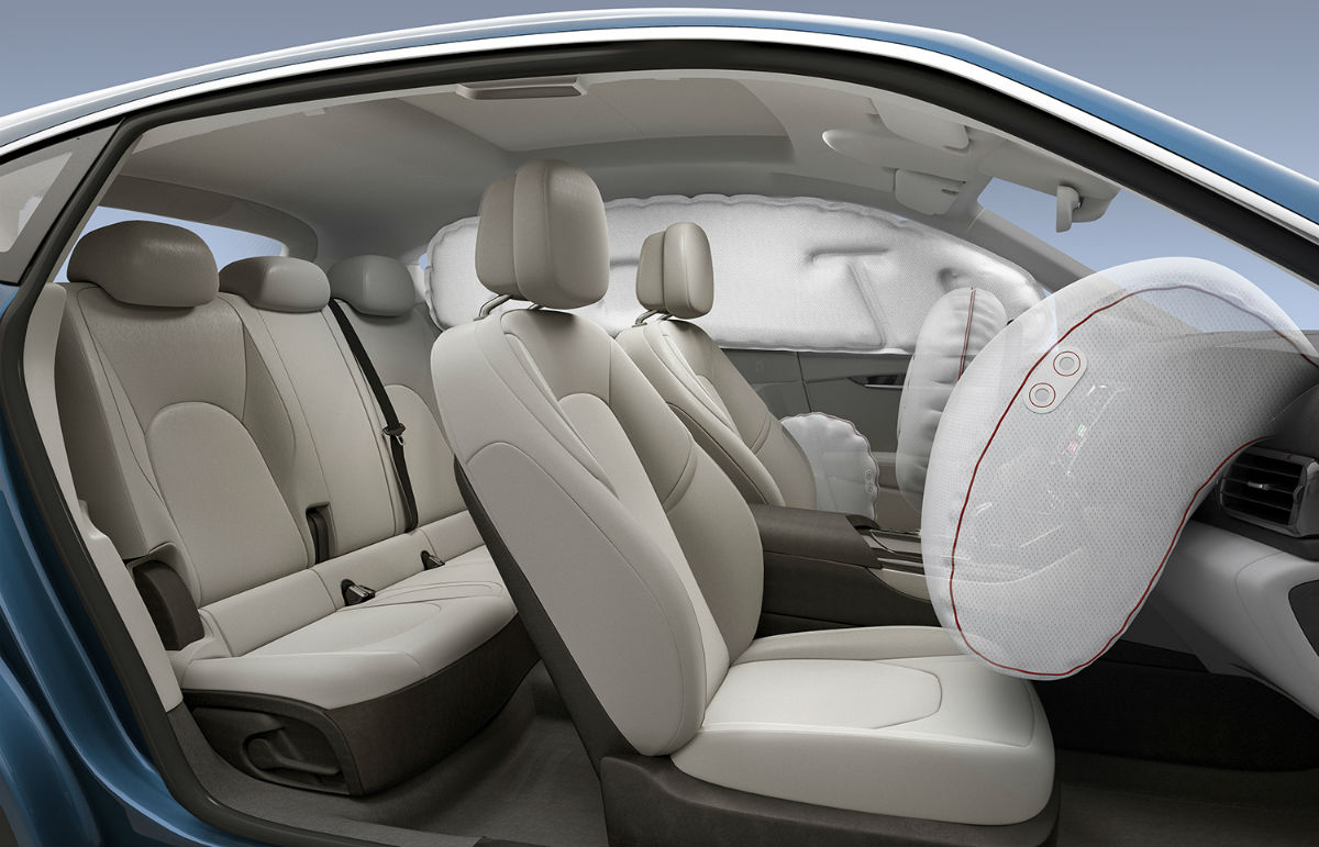 Airbags från Autoliv i bil