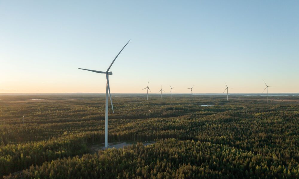 Vindkraftspark i Finland som OX2 utvecklat