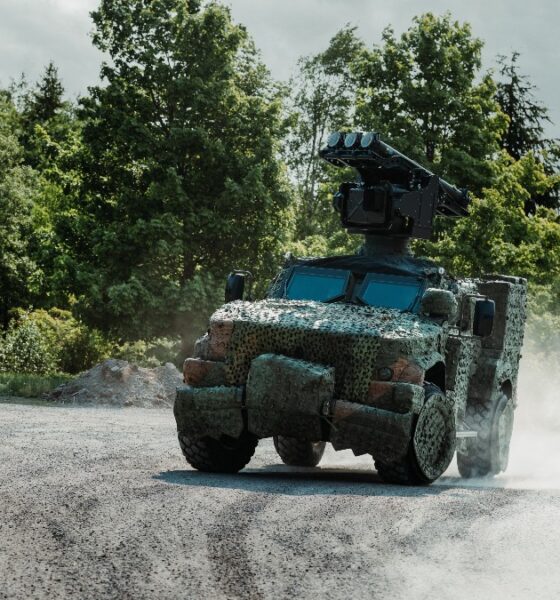 Saab MSHORAD på en Oshkosh JLTV