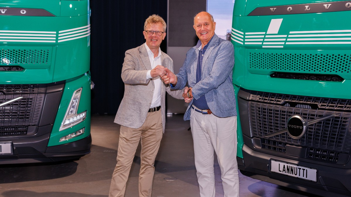 Roger Alm, President Volvo Trucks & Valter Lannutti, CEO Lannutti Group