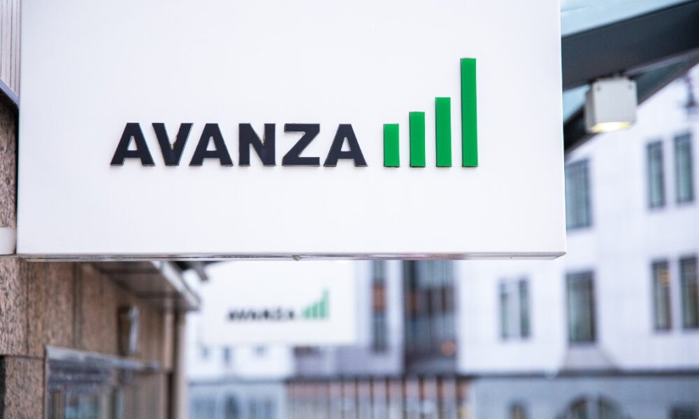 Avanza Bank-skylt