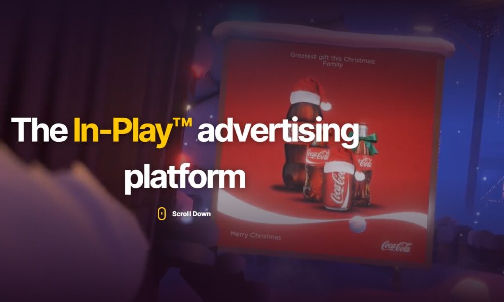 In-Play från Adverty visar annons i spel