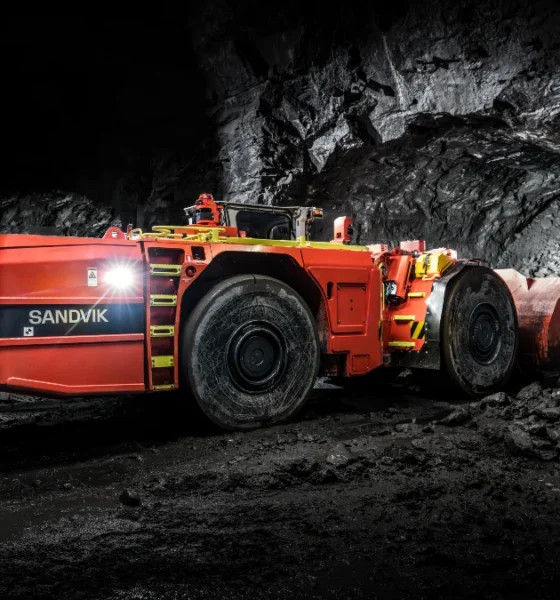Batterielektrisk gruvmaskin från Sandvik