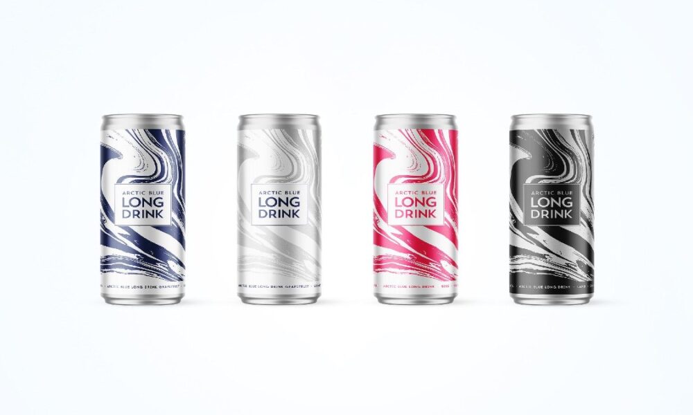 Arctic Blue Beverages long drink