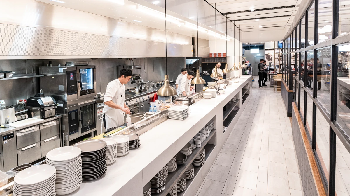 Restaurangkök med utrustning från Electrolux Professional