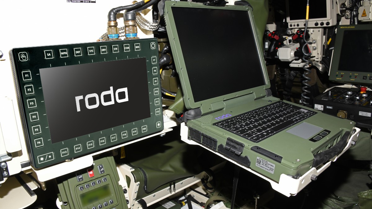 Stryktålig dator från Roda, MilDef