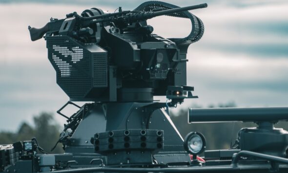 Saab Trackfire RWS on CB90