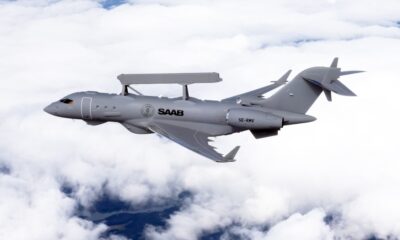 Flygplanet GlobalEye från Saab