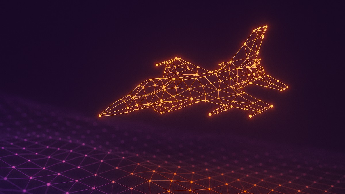 Jaktflyg i en digital stil