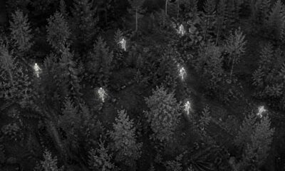 Militärer sedda från IR-kamera