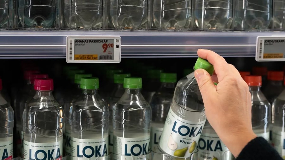 Prisettikett från Pricer