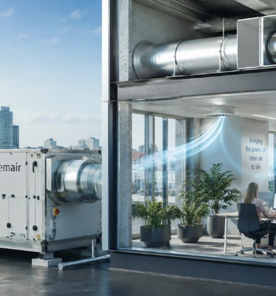 Ventilation med Systemair