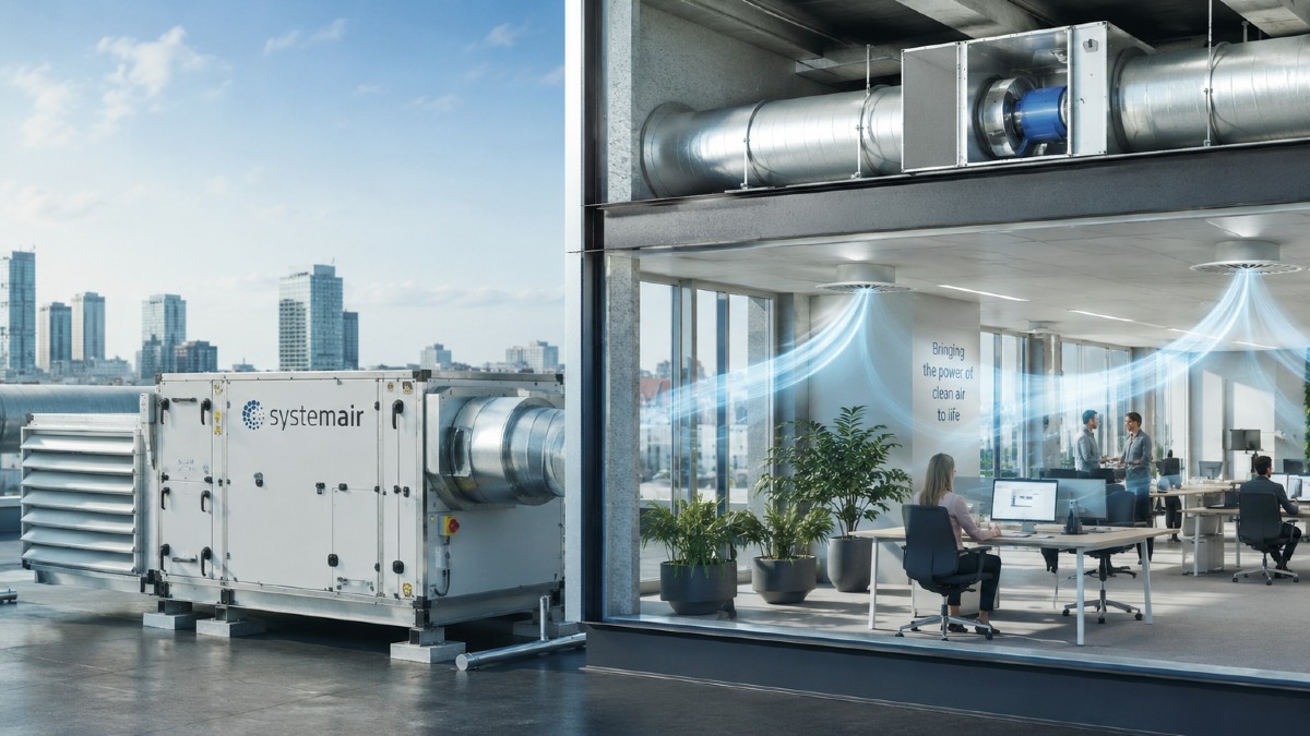 Ventilation med Systemair